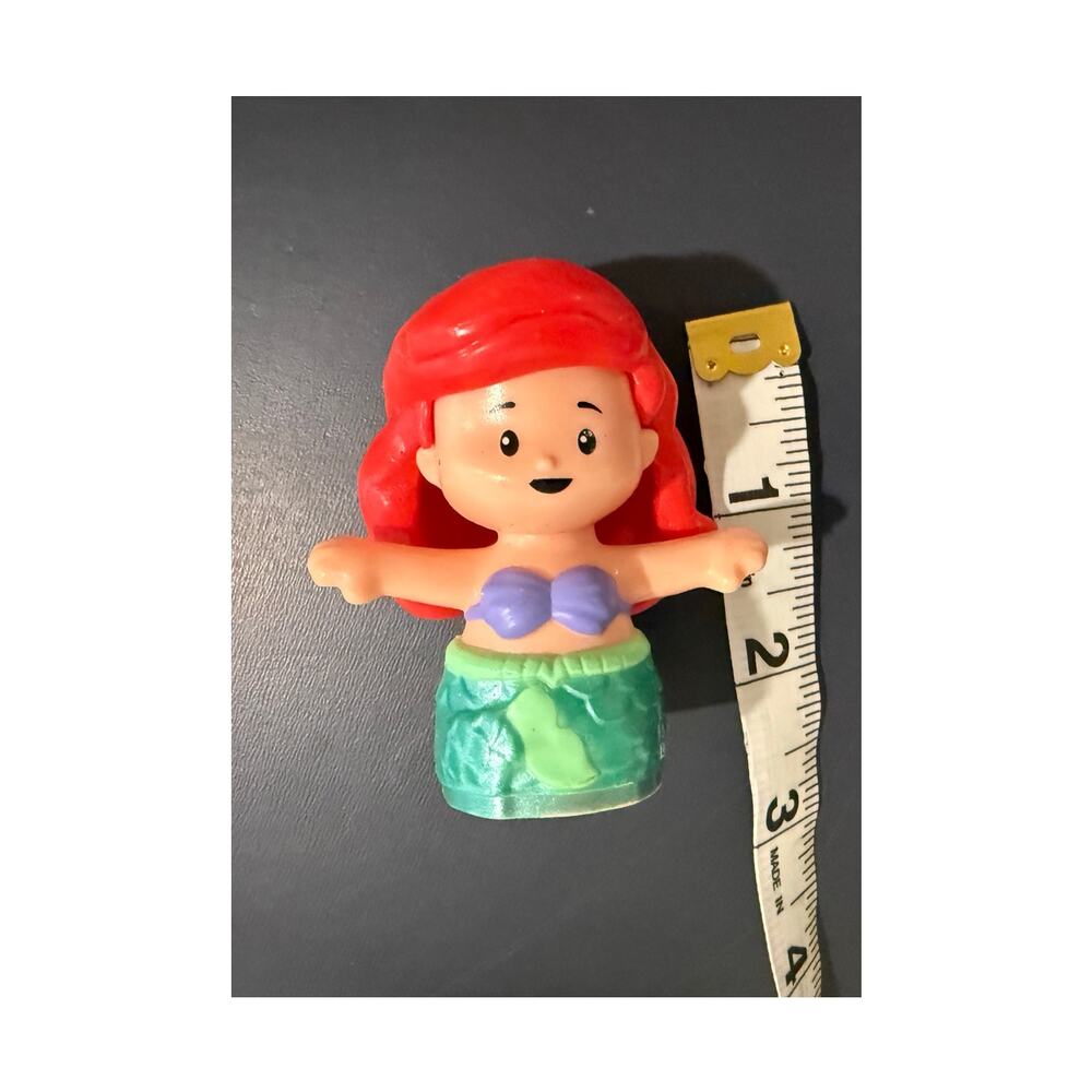 Fisher-Price Little People figurines Disney Princess Ariel Fish Flounder Chunky - Picture 6 of 7
